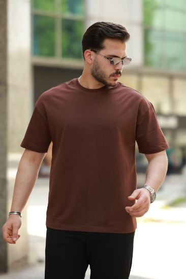 Erkek Kısa Kollu Basic Oversize Tshirt resmi